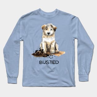 BUSTED Puppy Long Sleeve T-Shirt